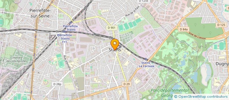 localisation de l'entreprise PAIN D'OR à STAINS