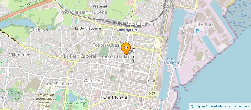localisation de l'entreprise PAIN D'OR à SAINT-NAZAIRE