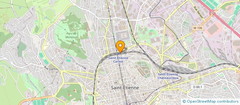localisation de l'entreprise PAIN DE CARNOT à SAINT-ETIENNE
