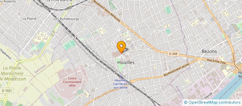 localisation de l'entreprise PAIN DE KRACHWA  HOUILLES