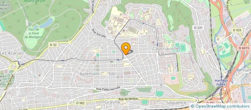 localisation de l'entreprise PAIN DE NORMANDIE à LE HAVRE