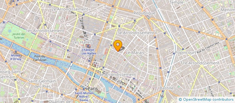 localisation de l'entreprise PAIN DE SUCRE à PARIS