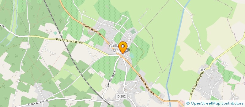 localisation de l'entreprise PAIN DE SUCRE  GAILLAN-EN-MEDOC