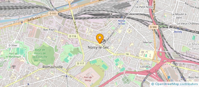 localisation de l'entreprise PAIN DE SUCRE à NOISY-LE-SEC