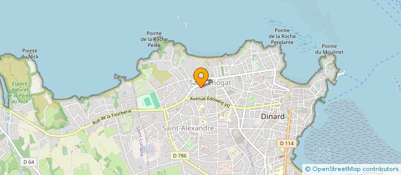 localisation de l'entreprise PAIN DECOURT  DINARD