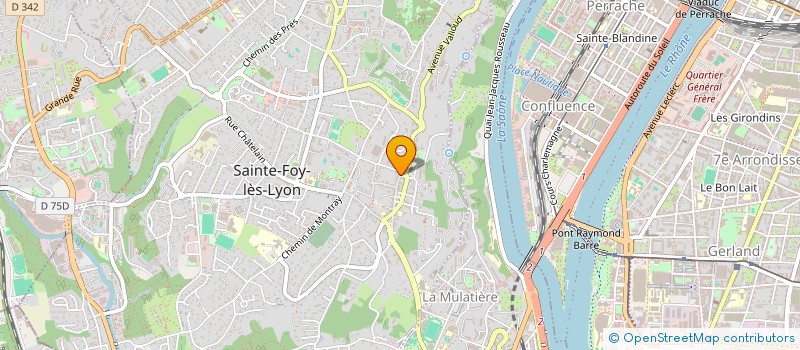 localisation de l'entreprise PAIN DES OURS à SAINTE-FOY-LES-LYON