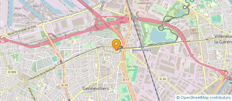 localisation de l'entreprise PAIN DORE à GENNEVILLIERS