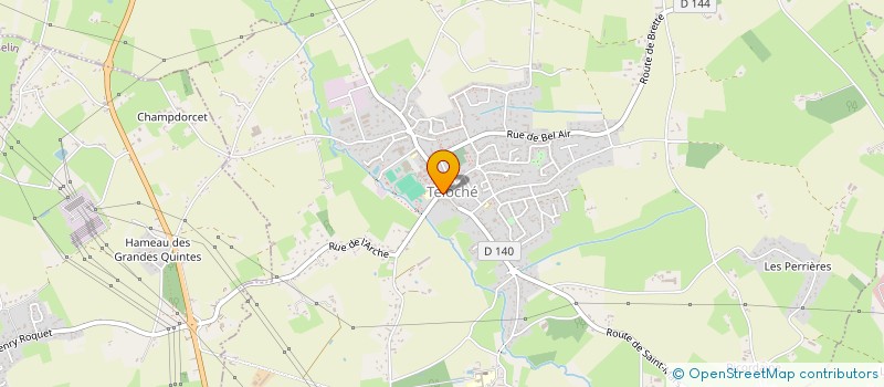 localisation de l'entreprise PAIN DORE  TELOCHE