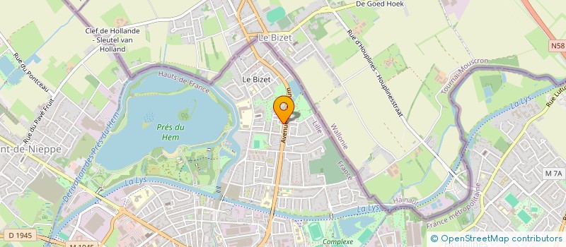 localisation de l'entreprise PAIN DU MARAIS  ARMENTIERES