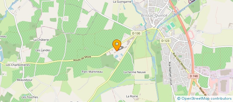 localisation de l'entreprise PAIN ENTRETIEN à BRISSAC LOIRE AUBANCE