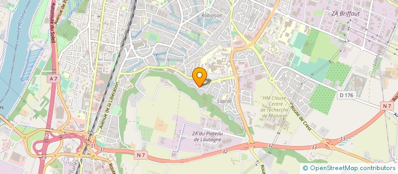 localisation de l'entreprise PAIN EPI BRIOCHE à VALENCE