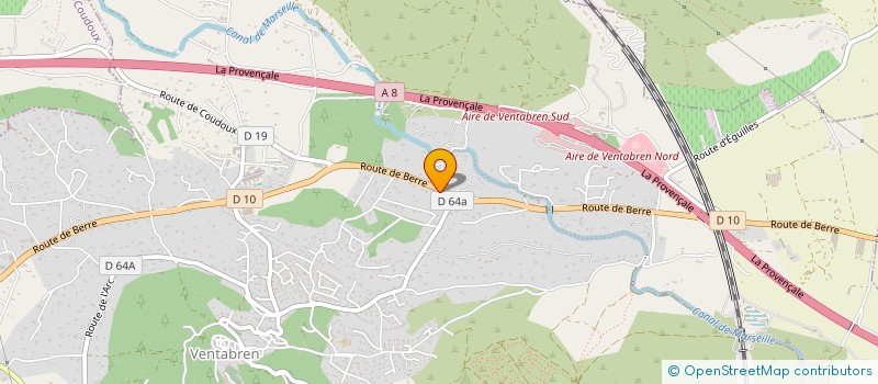 localisation de l'entreprise PAIN ET COLLINE à VENTABREN