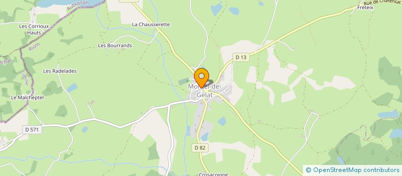 localisation de l'entreprise PAIN ET COMPAGNIE  MONTEL-DE-GELAT