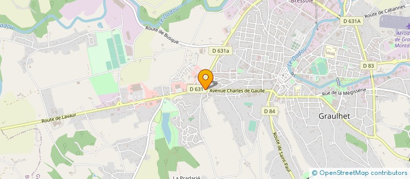 localisation de l'entreprise PAIN ET DELICES à GRAULHET