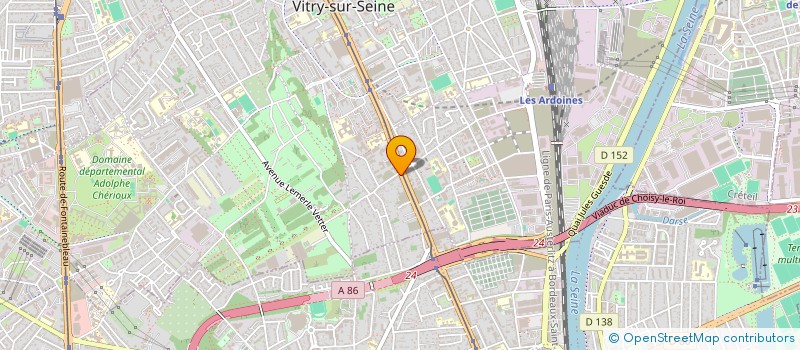 localisation de l'entreprise PAIN ET MILLE SAVEURS SARL à VITRY-SUR-SEINE