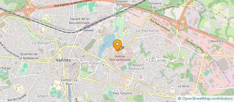 localisation de l'entreprise PAIN ET TRADITION à VANNES