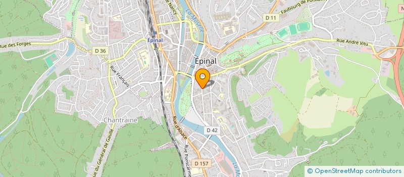localisation de l'entreprise PAIN ET TRADITION à EPINAL