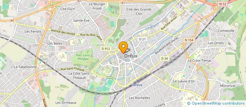 localisation de l'entreprise PAIN ET TRADITION à DREUX