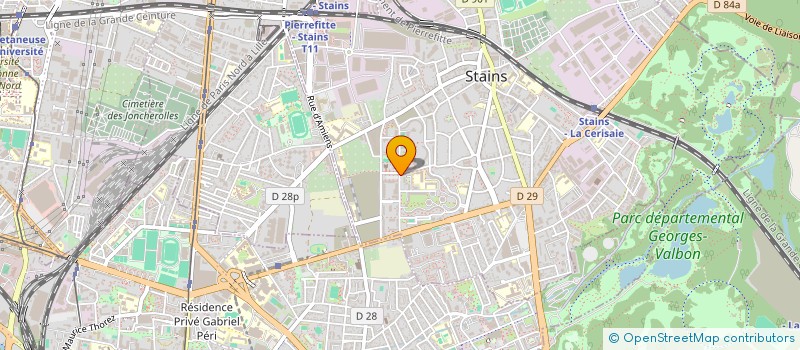 localisation de l'entreprise PAIN ET TRADITION DE STAIN  STAINS