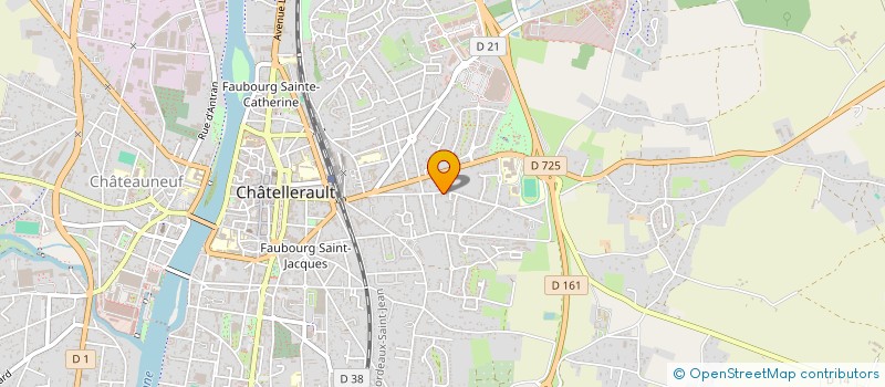 localisation de l'entreprise PAIN IMMO  CHATELLERAULT