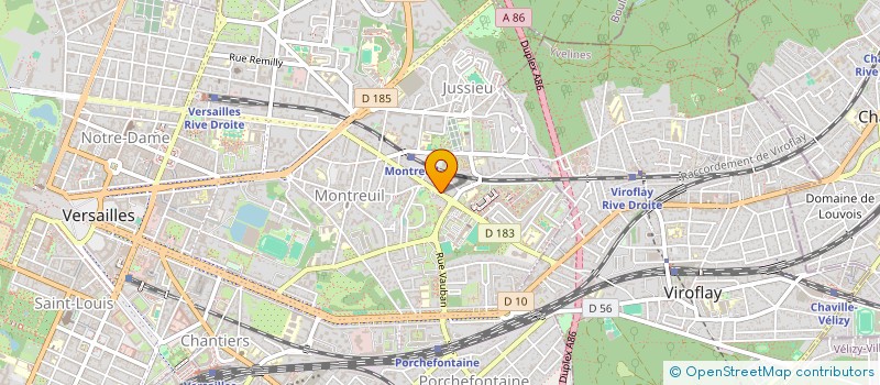localisation de l'entreprise PAIN LEVE à VERSAILLES