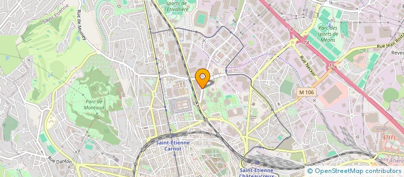 localisation de l'entreprise PAIN POUR L'EMPLOI à SAINT-ETIENNE
