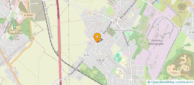 localisation de l'entreprise PAIN QUOTIDIEN  MAZINGARBE