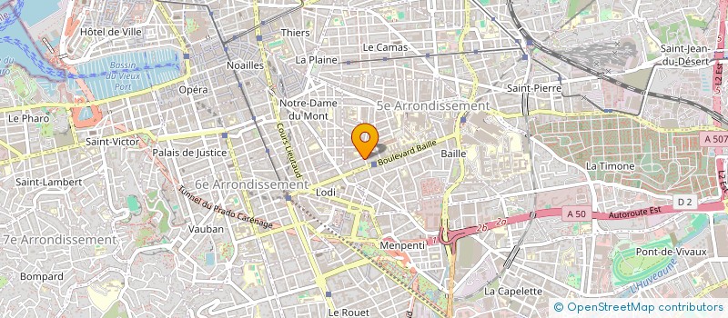 localisation de l'entreprise PAIN SUR LA PLANCHE à MARSEILLE
