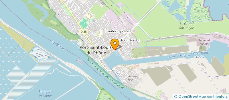 localisation de l'entreprise PAINART à PORT-SAINT-LOUIS-DU-RHONE