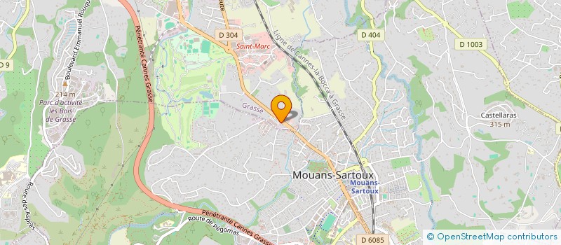 localisation de l'entreprise PAINBANE à GRASSE