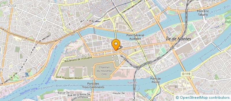 localisation de l'entreprise PAINBAR  NANTES