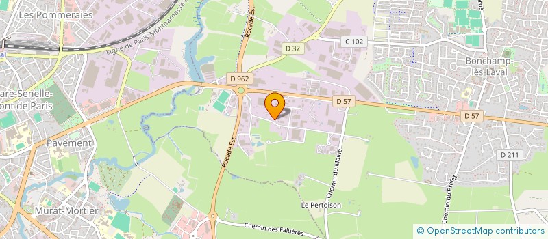 localisation de l'entreprise PAINCHAUD à BONCHAMP-LES-LAVAL