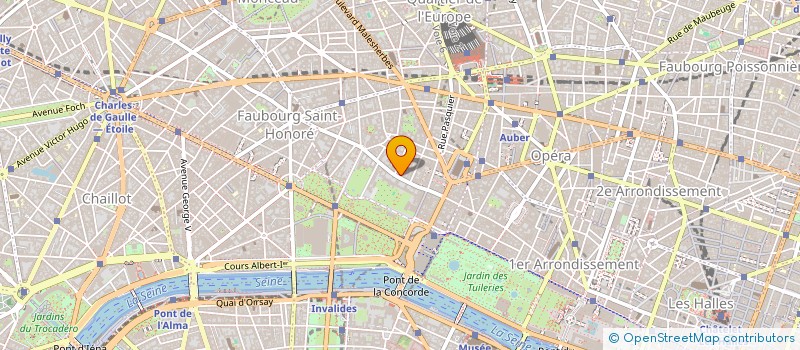 localisation de l'entreprise PAINEWEBBER GESTION à PARIS