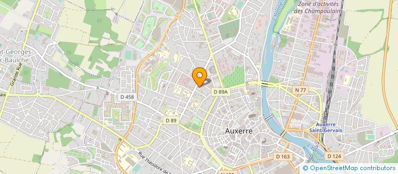 localisation de l'entreprise PAINGRIS SANDRINE SARL  SAINT-FLORENTIN