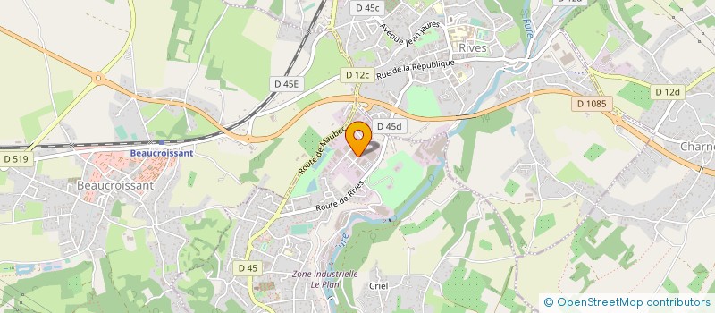 localisation de l'entreprise PAINI FRANCE à RENAGE