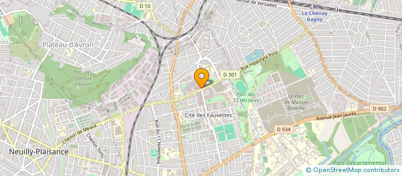 localisation de l'entreprise PAINPATISSE DES FAUVETTES à NEUILLY-SUR-MARNE