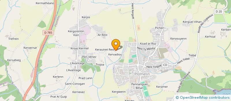 localisation de l'entreprise PAINS & CO  PLOMELIN