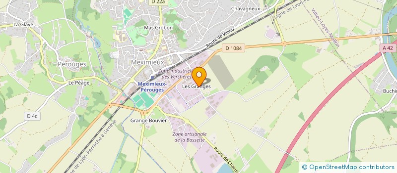 localisation de l'entreprise PAINS DE L'AIN à MEXIMIEUX