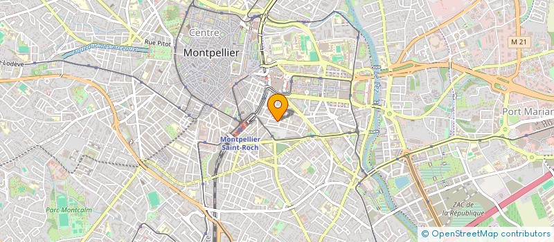 localisation de l'entreprise PAINS DE LA MEDITERRANEE  MONTPELLIER