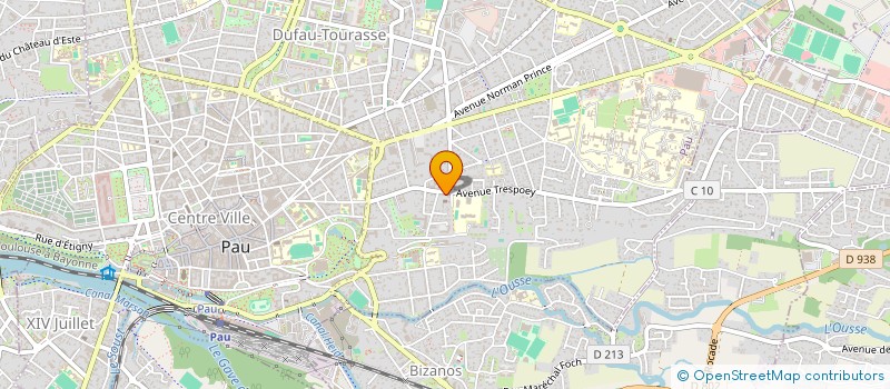 localisation de l'entreprise PAINS DESLANDRES à PAU
