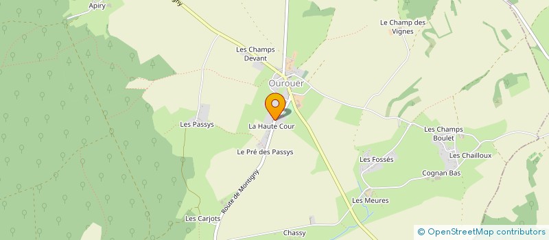 localisation de l'entreprise PAINS ET CHOCOLATS à VAUX D'AMOGNES