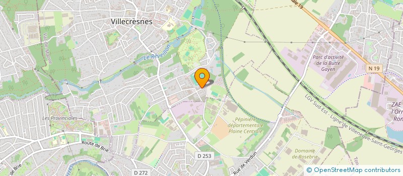 localisation de l'entreprise PAINS ET DELICES  VILLECRESNES