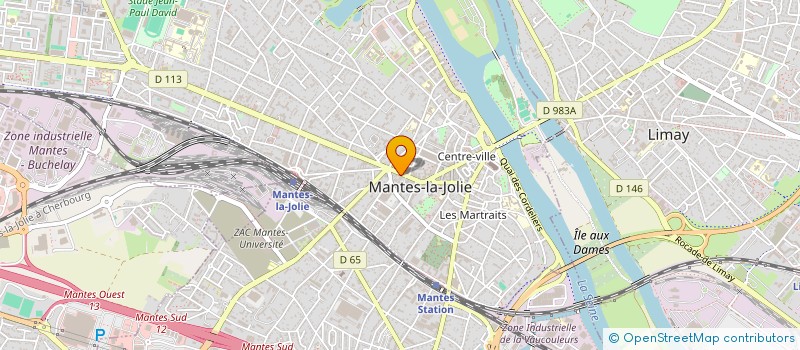 localisation de l'entreprise PAINS ET DELICES DU PALAIS  MANTES-LA-JOLIE