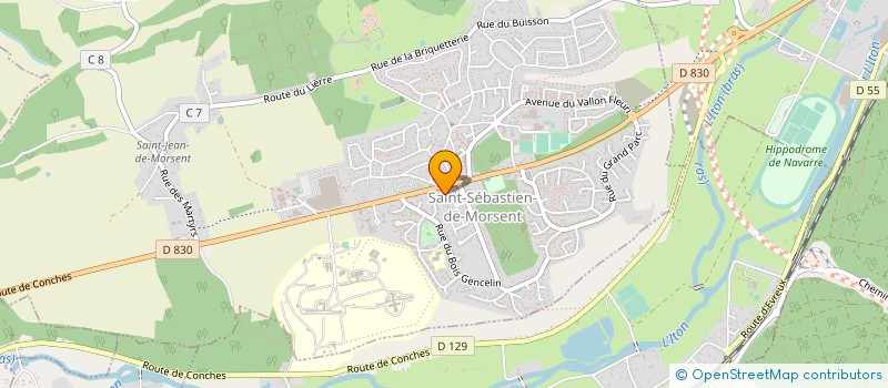 localisation de l'entreprise PAINS ET GATEAUX IENA à SAINT-SEBASTIEN-DE-MORSENT