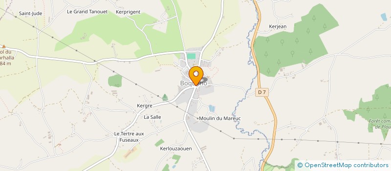 localisation de l'entreprise PAINS ET MERVEILLES  PLELO