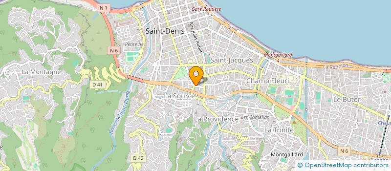 localisation de l'entreprise PAINS ET PLAISIRS à SAINT-DENIS