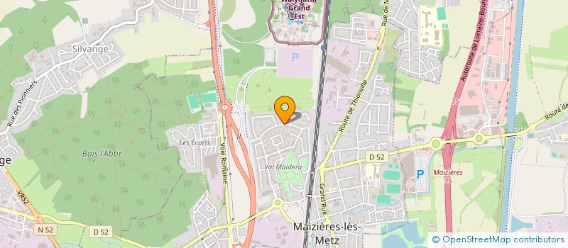 localisation de l'entreprise PAINS ET SEMOULES  MAIZIERES-LES-METZ