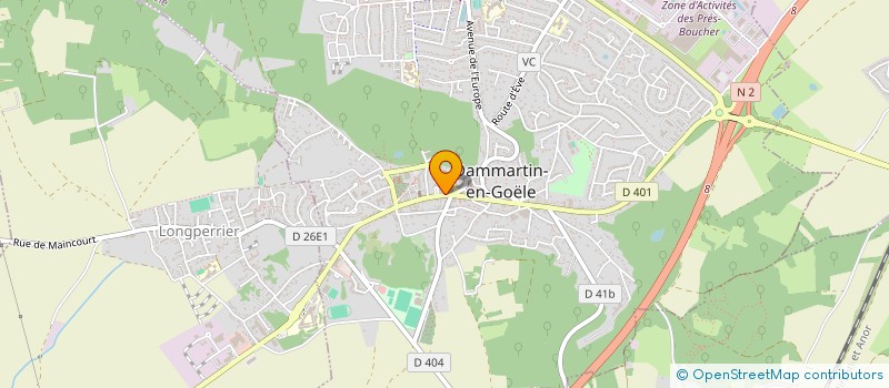 localisation de l'entreprise PAINS ET TRADITION  DAMMARTIN-EN-GOELE