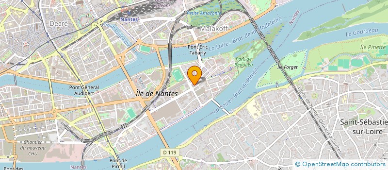 localisation de l'entreprise PAINS & MALICE  NANTES