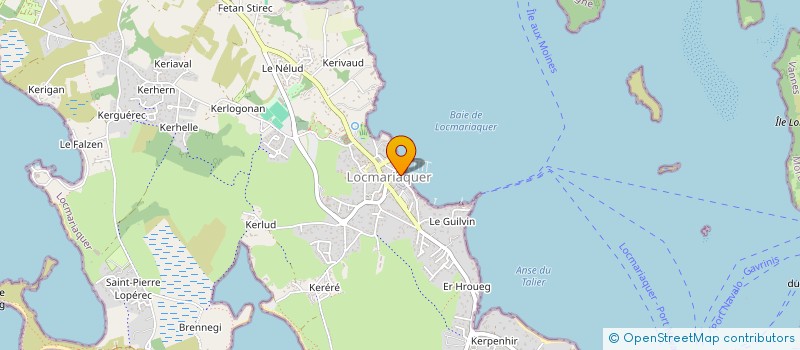 localisation de l'entreprise PAINS PASSION ET GOURMANDISES  LOCMARIAQUER